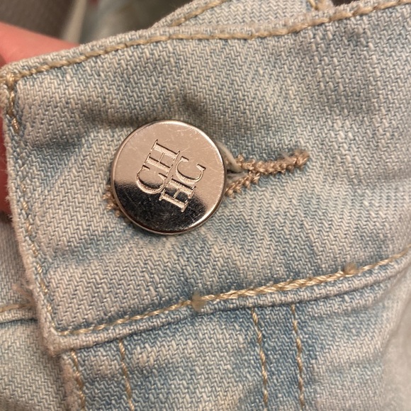 Carolina Herrera Light Wash Straight Leg Jeans - Picture 7 of 9